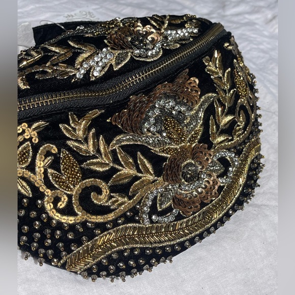 RARE Free People NWT Embellished Beaded Wren Sling Bag Fanny Pack Handbag Purse - Picture 10 of 10